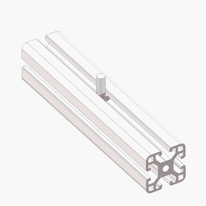 M8*30-45 Hammer Head T Slot Bolt Hardware for 45 Series Aluminium Profile