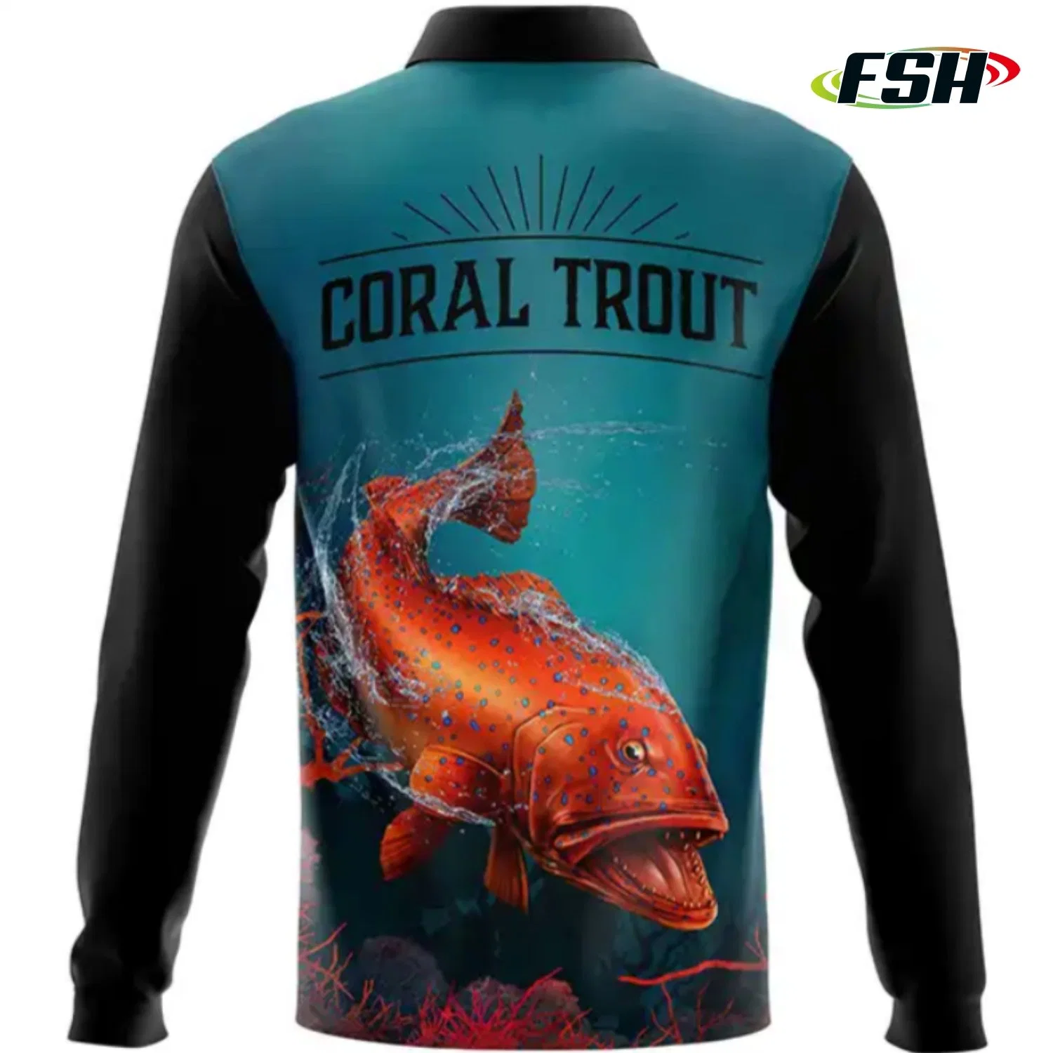 2023 Wholesale/Supplier Professional Custom UV Quick Dry Fishing Shirts Long Sleeve Polo