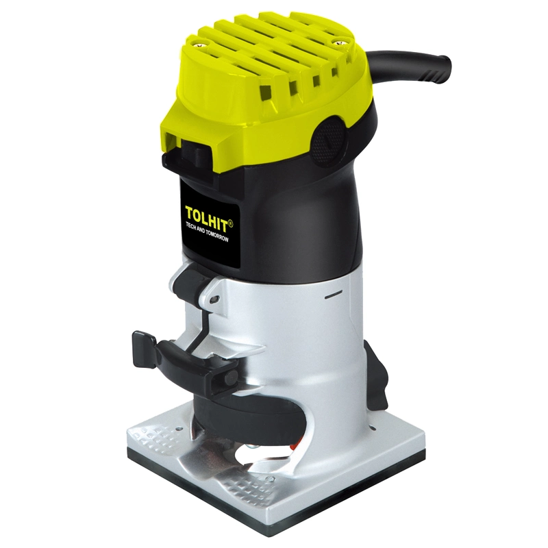 Tolhit 500W 6.5mm Mini Electric Router Industrial Wood Trimmer Machine