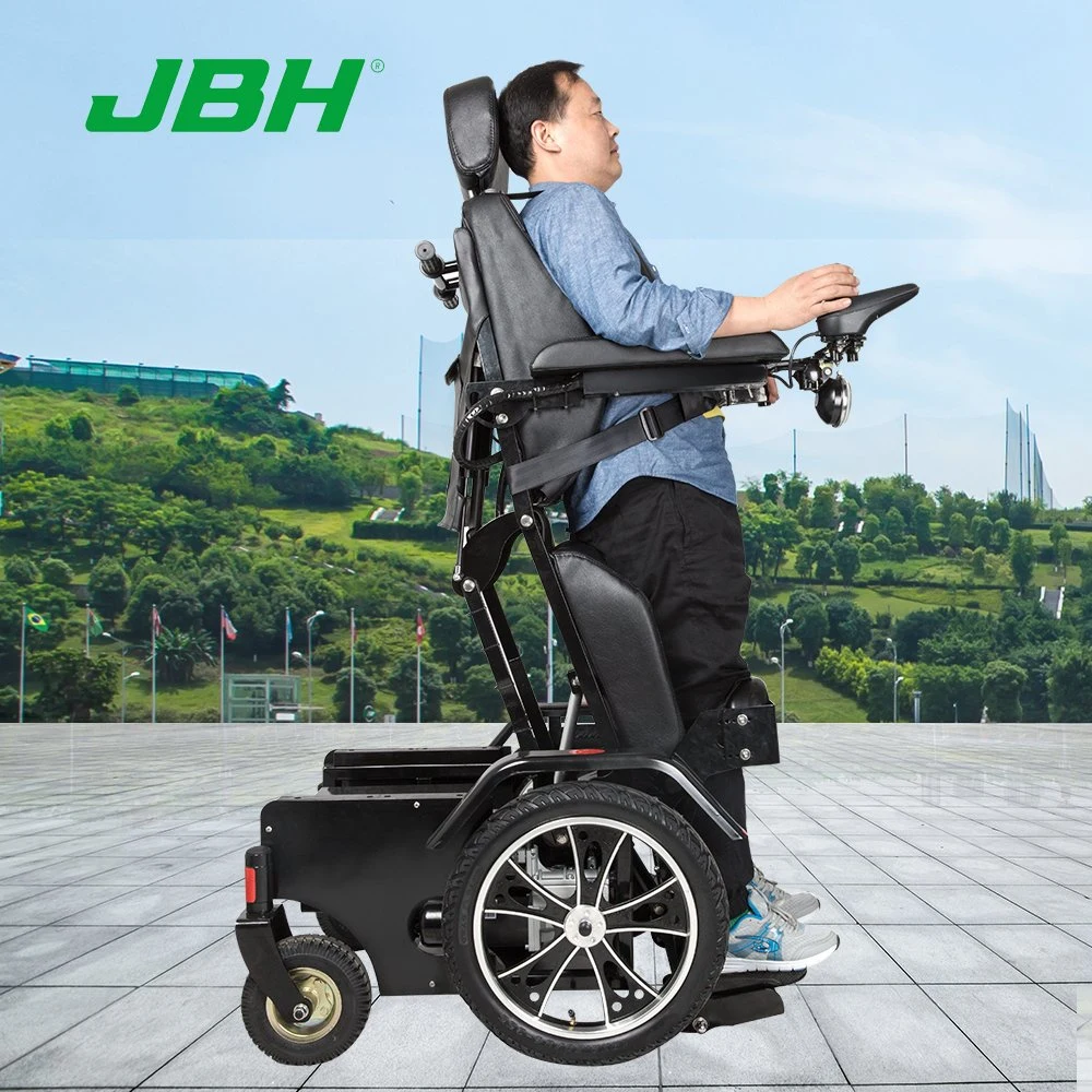 Hot Selling Rehabilitation Nursing Cheapest Standing Electric High Back Wheelchair