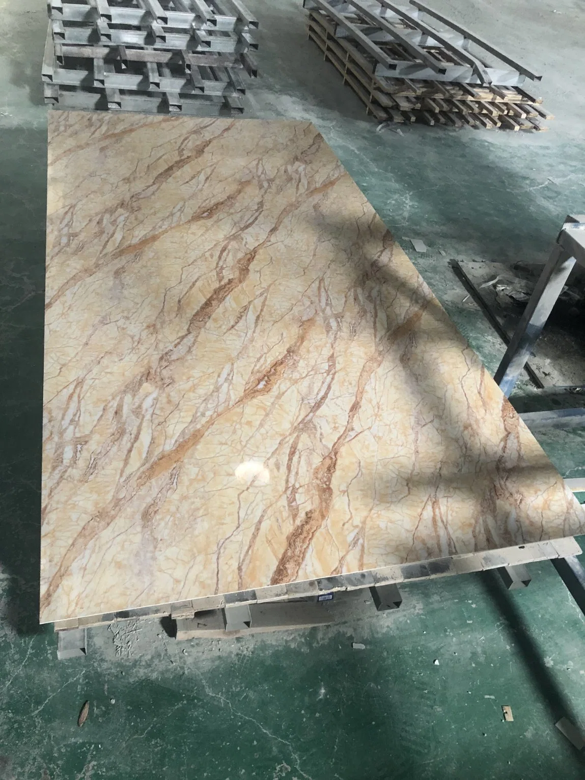 Buliding Material of Living Room Decoration PVC Marble Sheet Wall Panel