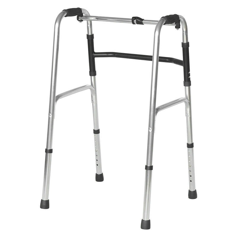 Medical Hospital Aluminium Seniors Elderly Folding Walker Rollator Disabled Walking Frame