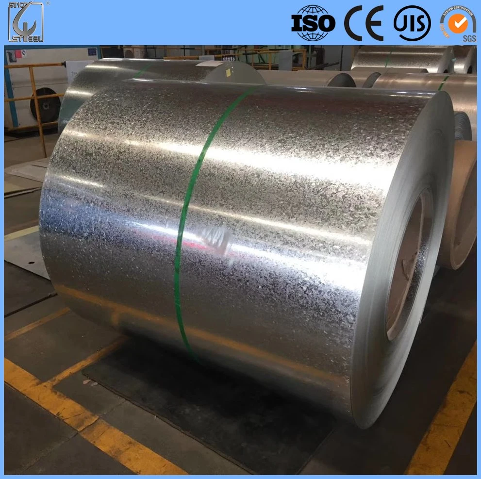 Gi Coil 0.12-6.0mm Thickness 600-1850mm Width 508/610mm Coil ID 3-8tons Coil Weight