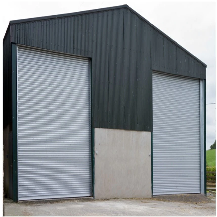 Aluminum Wind Resistant Bullet Proof Vertical Rolling Shutter Garage Door