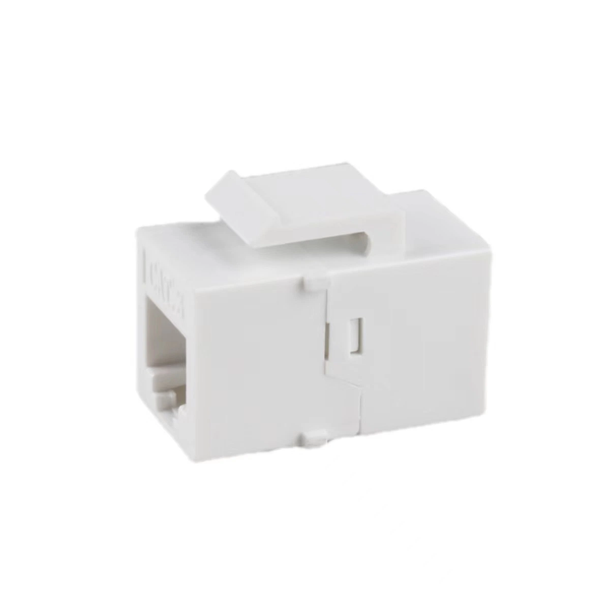 Cat3 Phone Jack 180 Degree Rj11 Keystone Jack Straight Coupler