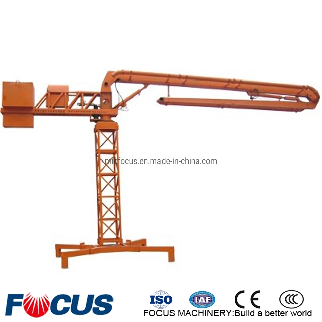 Quality Manual Concrete Placing Boom Machine for Sale Hg18 Pumping Concrete to High Building