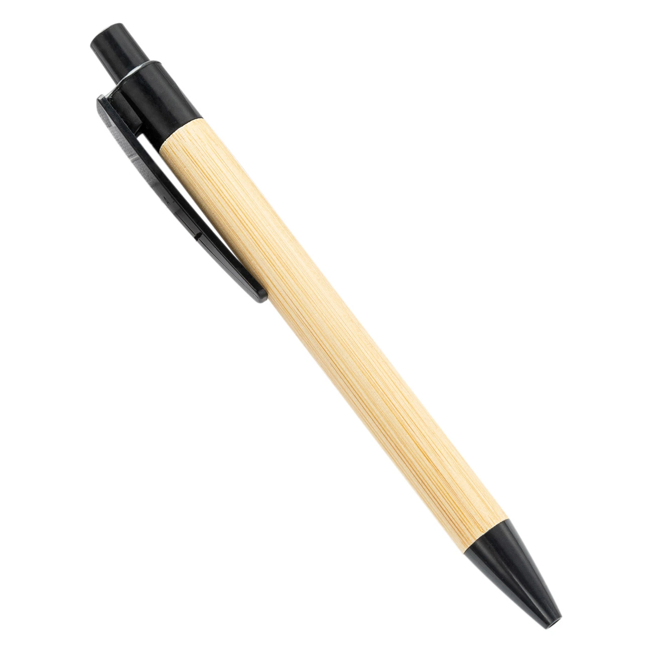 Press Wholesale/Supplier Bamboo Wood Material Advertising Gift Pen Can Print Logo Multi-Color