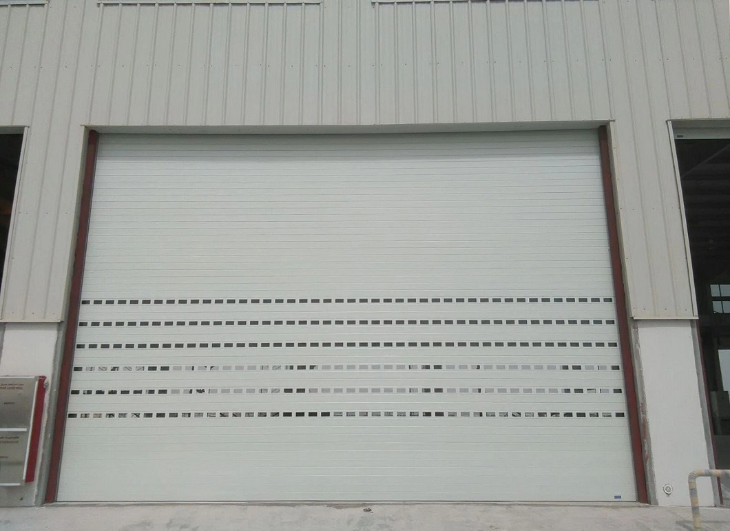 Durchsehen Durch Rolling Shutter Tür/Gelochte Belüftung Rolling Shutter Aus Aluminium