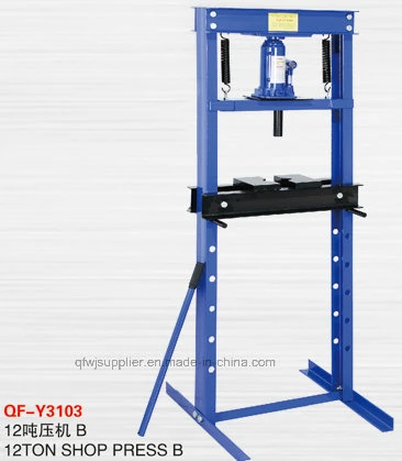 12 Ton Hydrulic Shop Press Garage Equipment