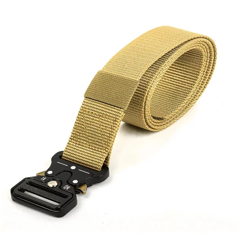 Outdoor Portable Belt Custom Waist Buckle Canvas Tool Nylon Camouflage Tactical Belts