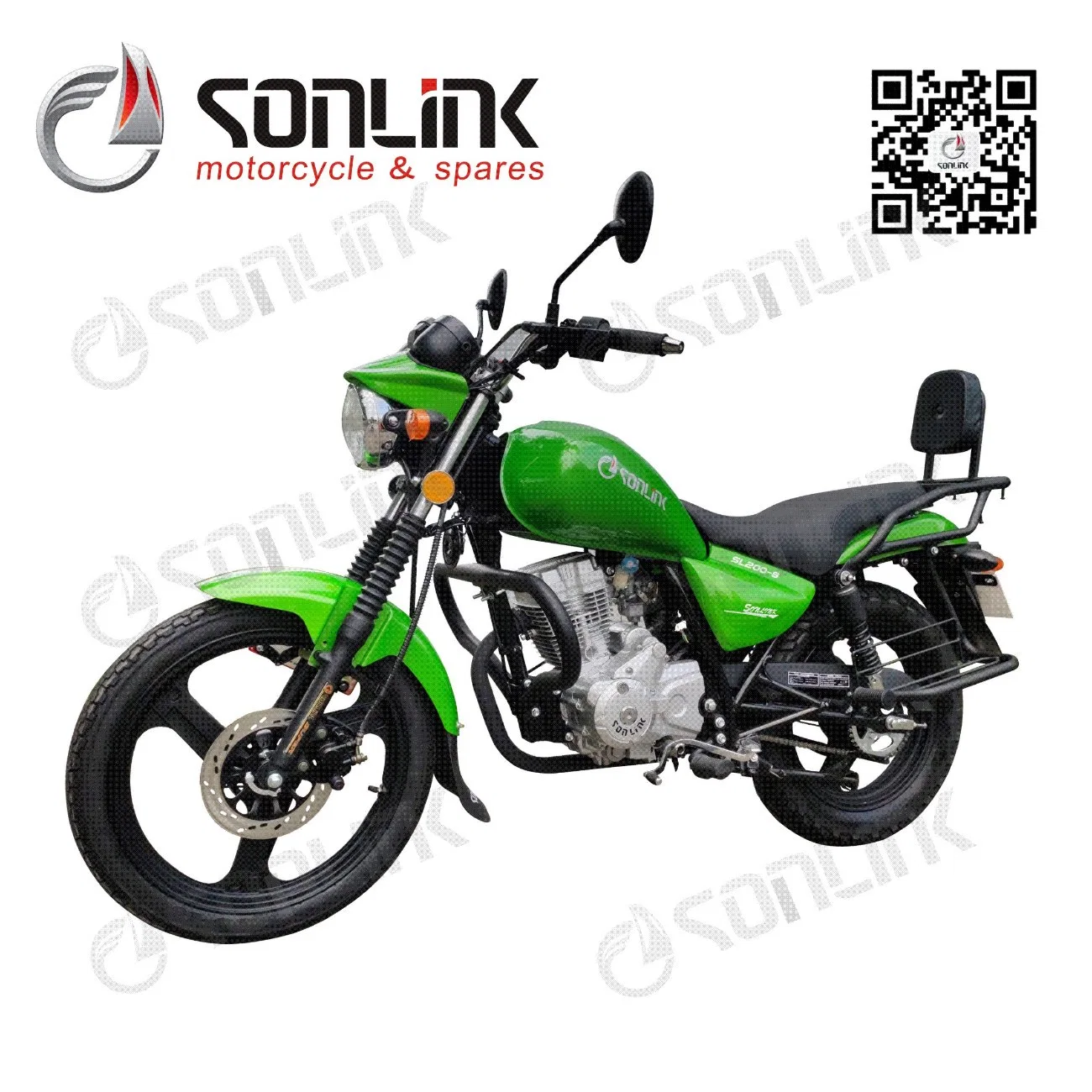 Alta calidad de 200cc gasolina fuerte poder duradero y cómodo de la motocicleta de 125cc/Street/Dirt bike motos200-8 (SL)