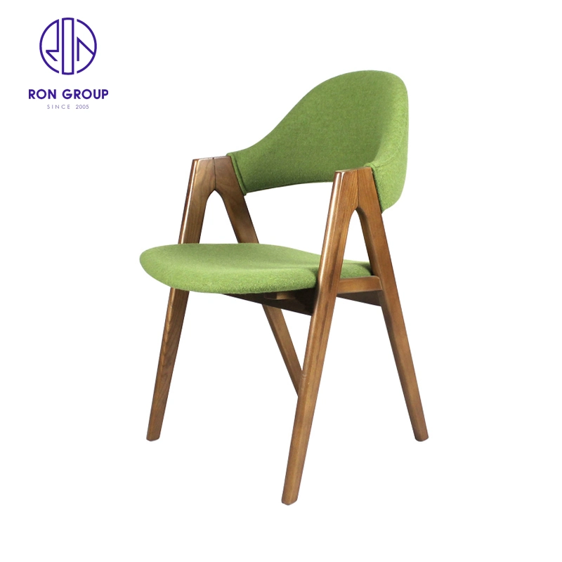 Manufacturers Directly for The Nordic Solid Wood Dining Chair Cafe Meeting Negotiation Chair