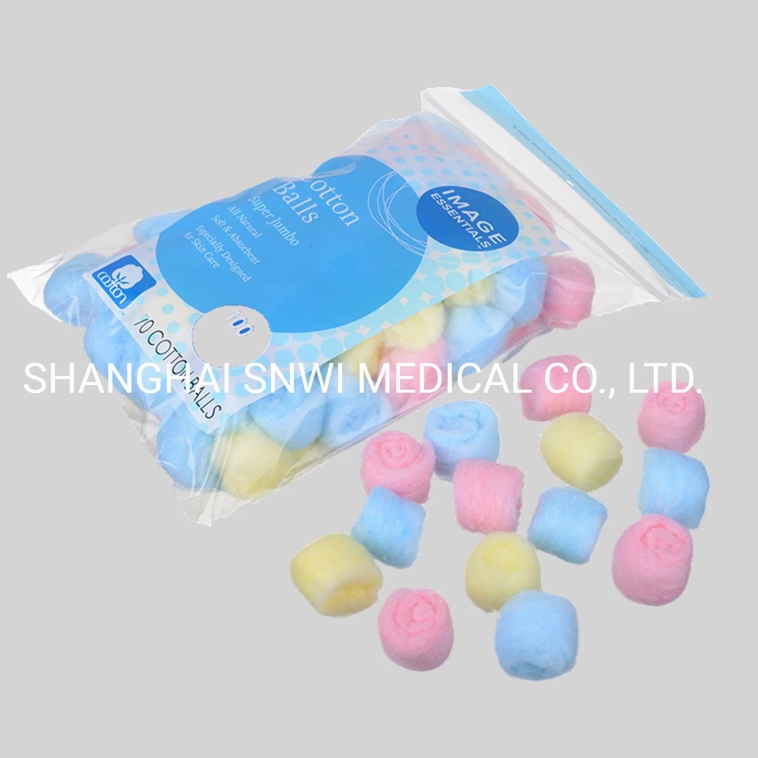 Disposable Medical Products High Absorbent 100% Cotton Gauze Swab Ball