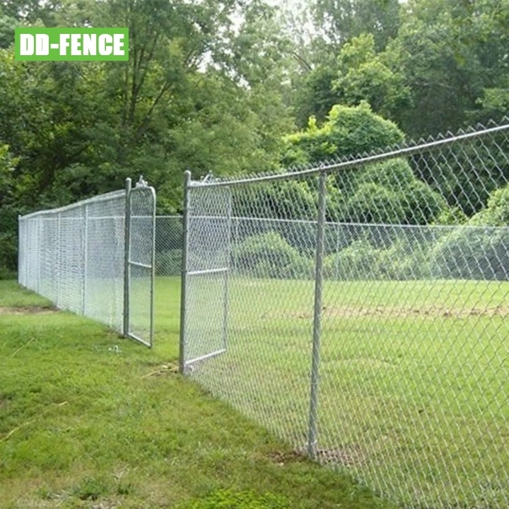 Factory PVC Coated/Galvanized Wire Mesh Fence Chain Link Fence for Playground