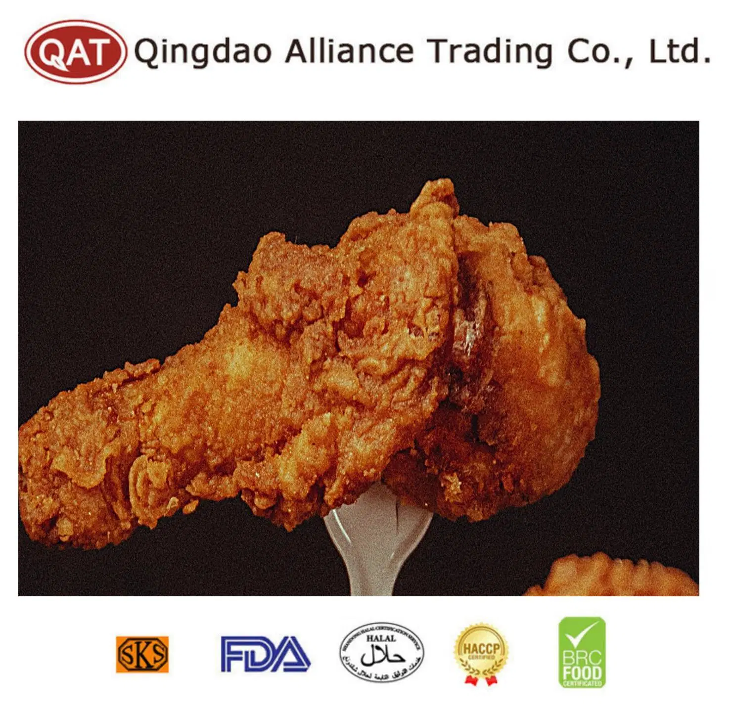 Top Quality IQF Halal Frozen Boneless Chicken Fin with Certificate