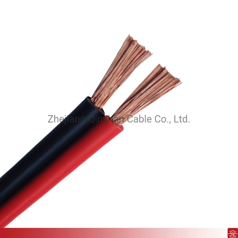 High quality/High cost performance Spool Package Plastic Drum Package 2X0.5mm 2X0.75mm Red Black OFC Parallel Speaker Wire