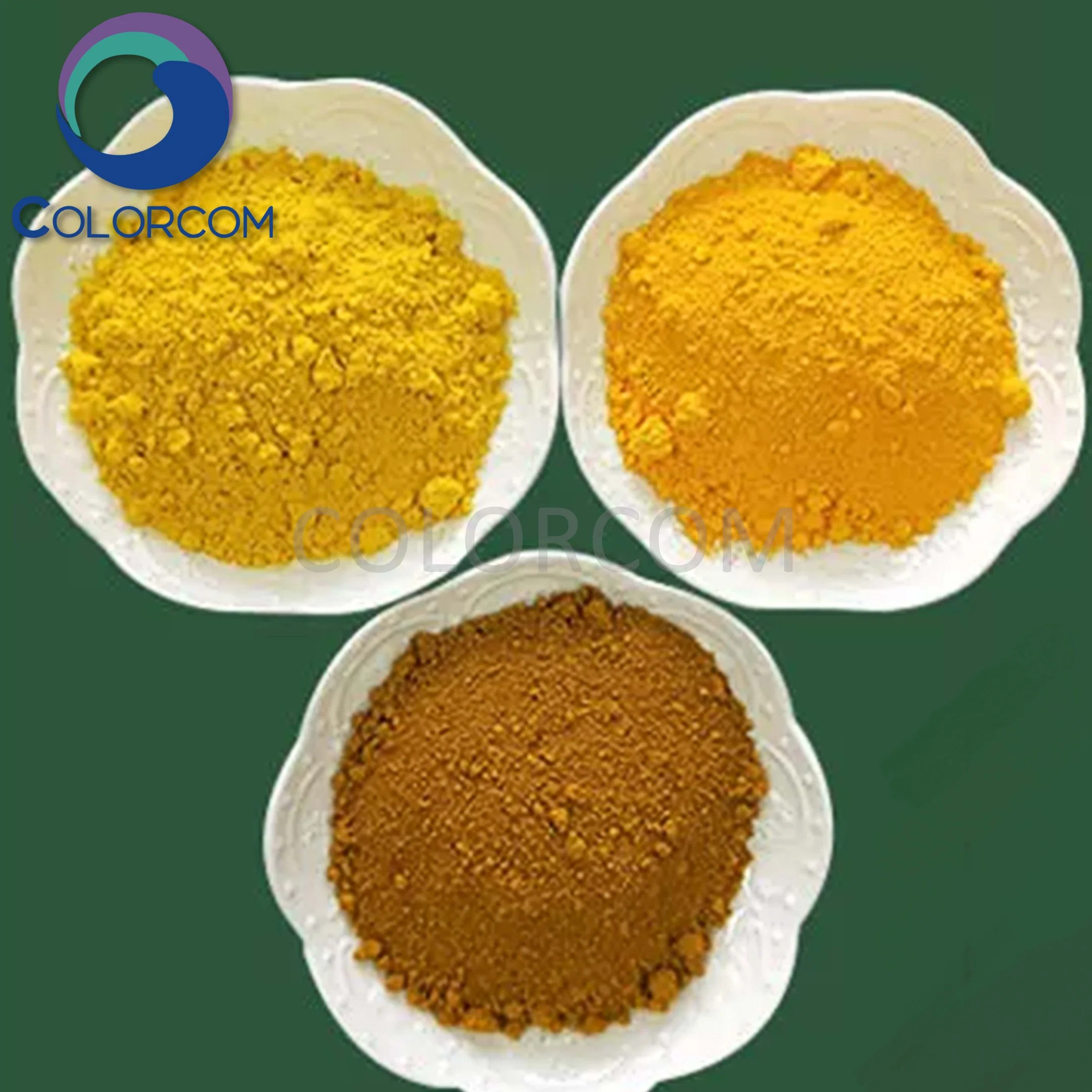 Oxyde de fer jaune 810 de pigments inorganiques Poudre jaune pour le plastique et de la peinture