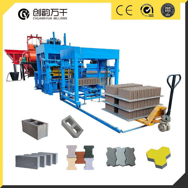 Qt5-15 Hydraulic Hollow Block Fully Automatic Brick Production Line