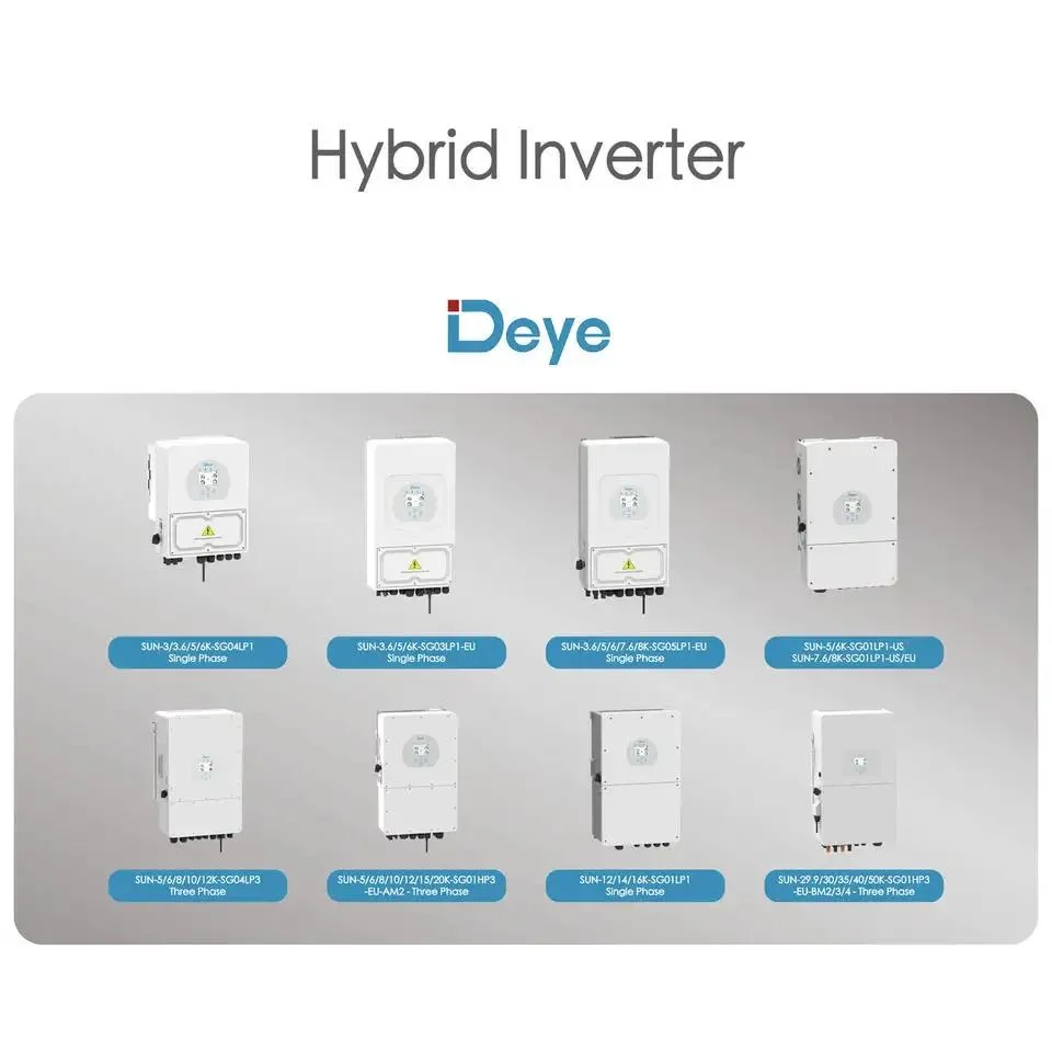 Hot Sell Deye Three Phase Hybrid Inverter Sun-29.9 K-Sg01HP3-EU-Bm3/4 High Voltage