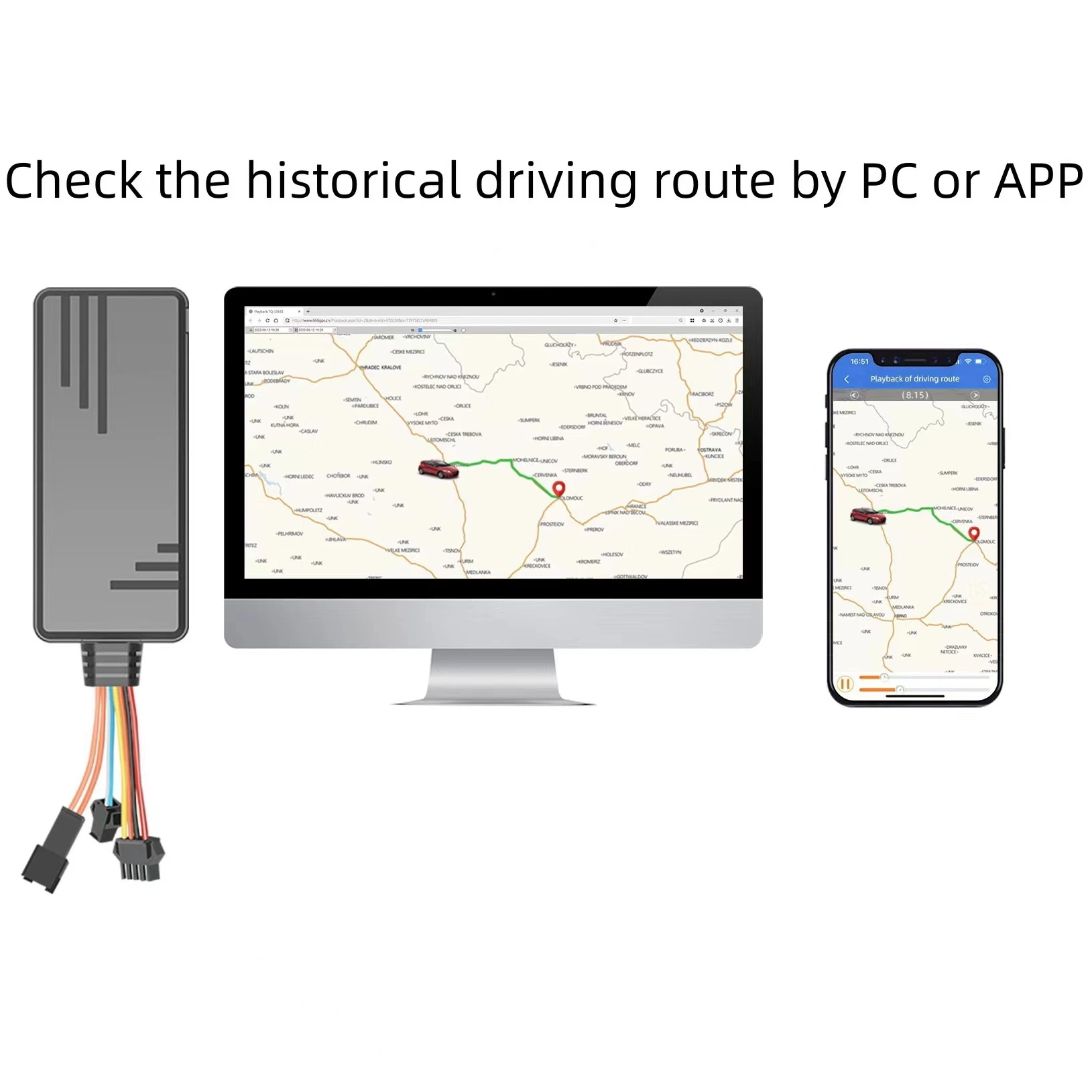 Portable GPS Tracking Device Cut off Engine