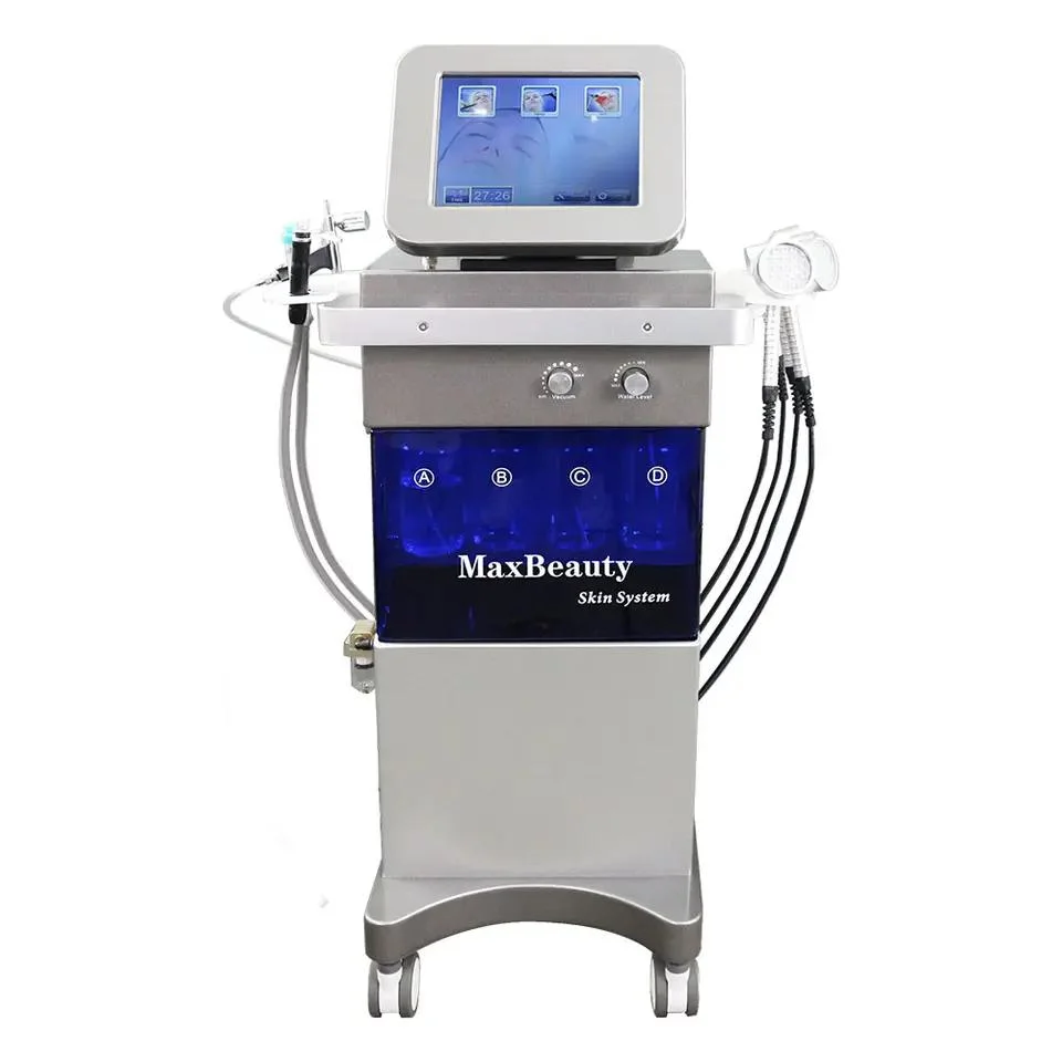 Facial Skin Cleaning Equipment with Oxygen Jet Peel Water Dermabrasion Oxygen Spray + LED Light
