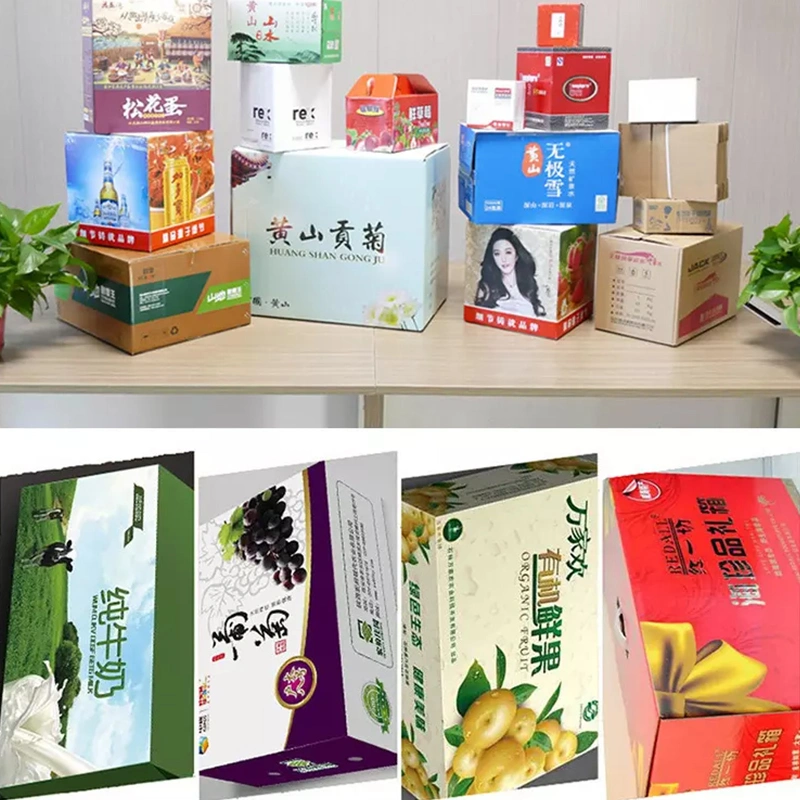 Carton Box Maker Cardboard Box Printing Machine Carton Printing Slotting Die-Cutting Machine