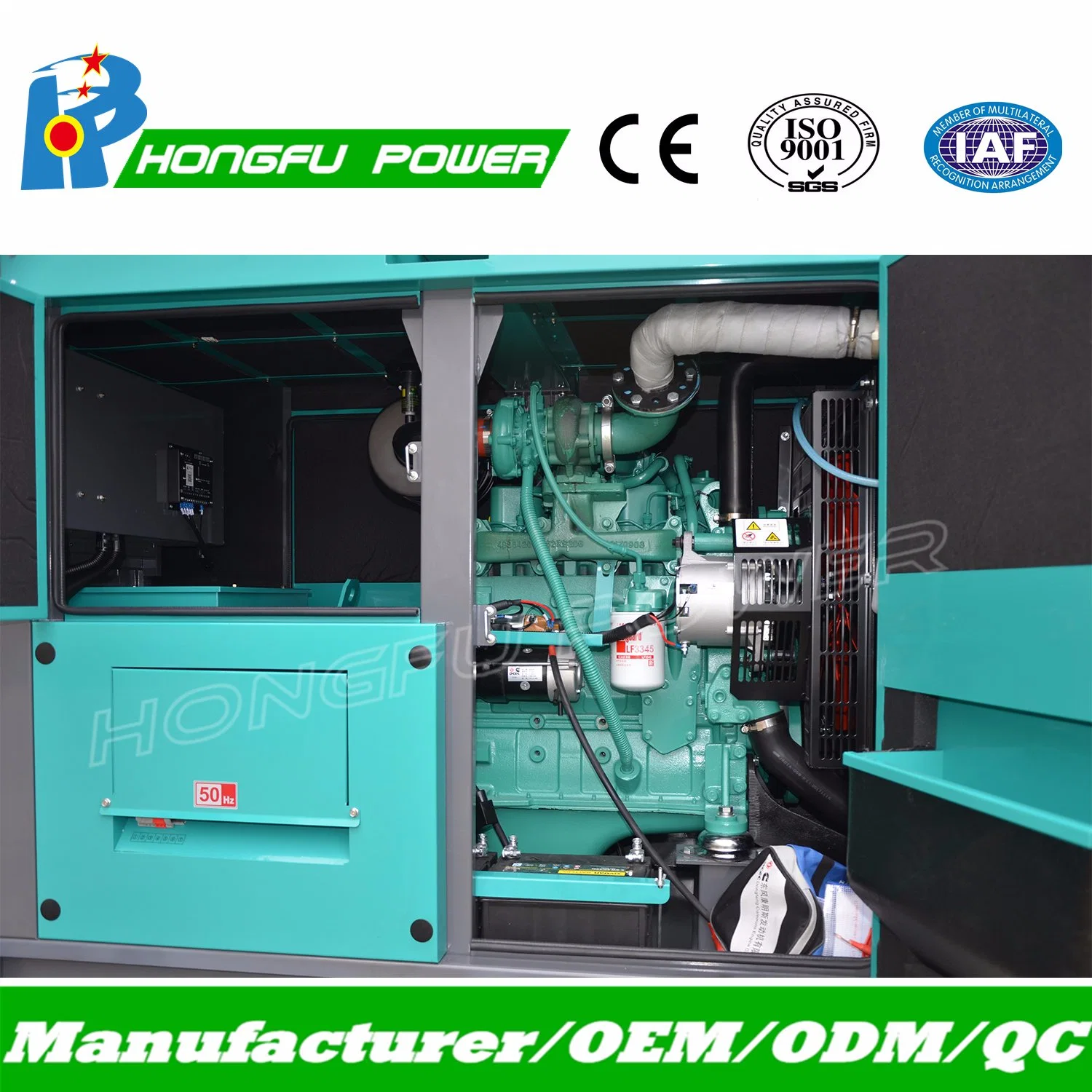 Prime 350kVA Standby 385kVA Silent Electric Power Generation with Cummins Engine