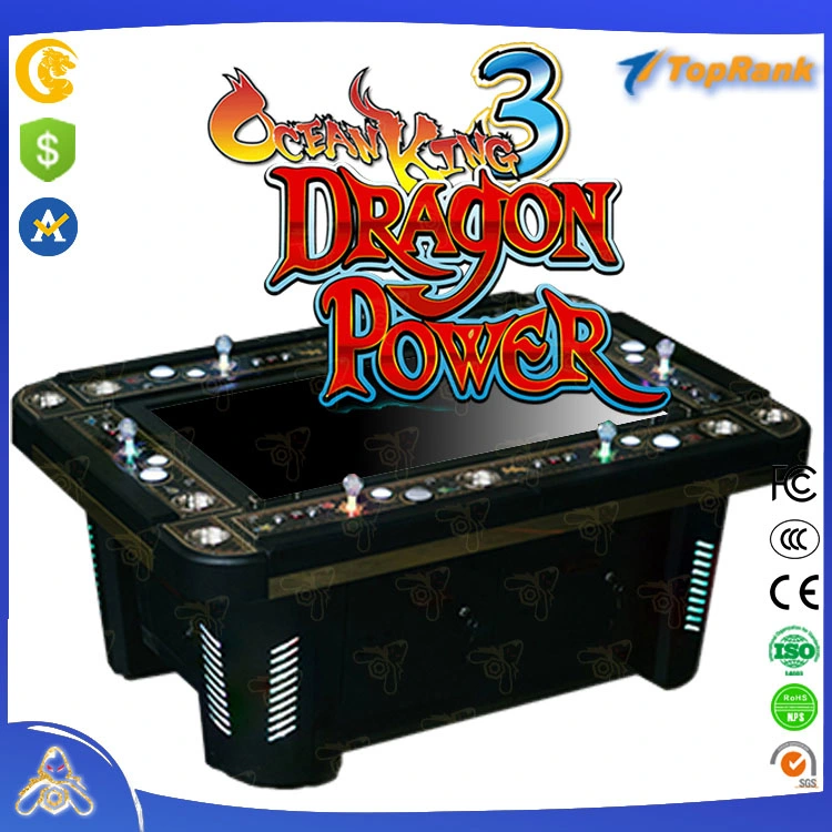 Crazy Software USA Popular 42 Inch 3 Players Arcade Shooting Amusement Cabinet Fish Game Table Machines for Sale Ocean King 3 Dragon Power