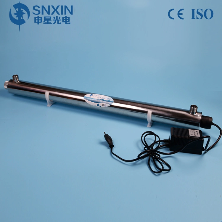 Snxin Brand Hot Sale UV Water Purifier 304ss 55W 12gpm Water Treatment System Drinking Water Filter