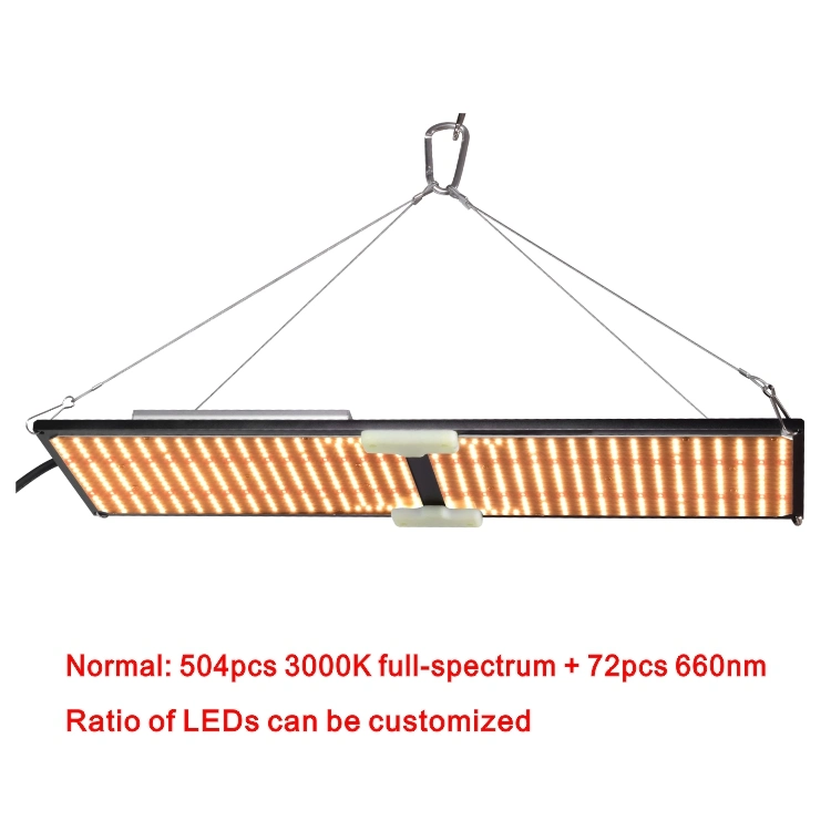 Qb288 240 واط، جودة عالية، طيف كامل داخلي، وبث أوبتيك عالي الجودة يعمل مؤشر LED Quantum بقوة 200 واط على نمو مصنع Weed قابل للتحايل الضوئي النمو التجارية LED مصنع ضوء النمو