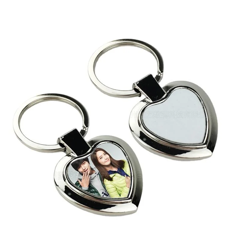 Metal Heart Shaped Keychain Fashion Bag Charm Accessory