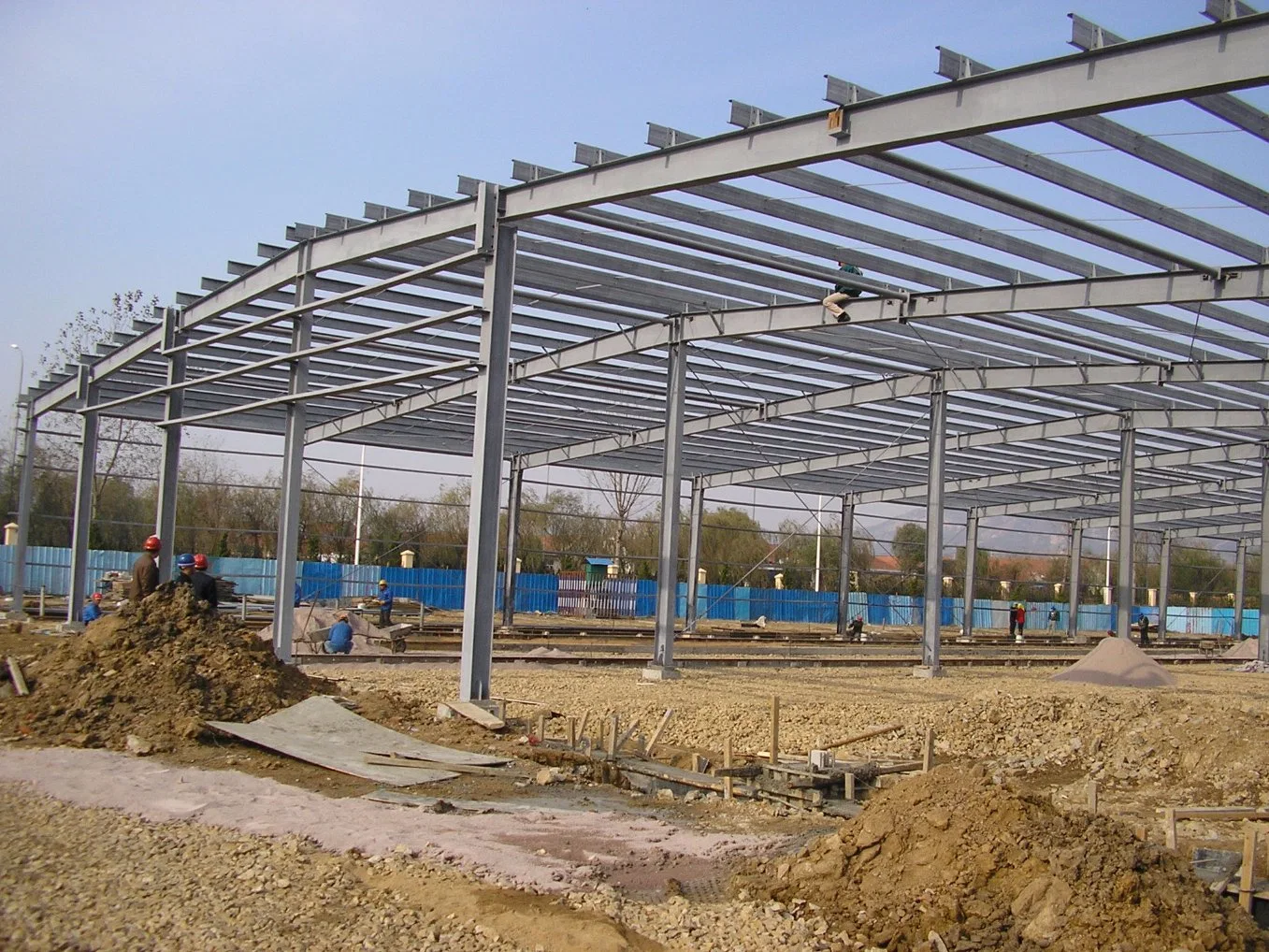 Industrial Metallic Framed Structure Building Construction