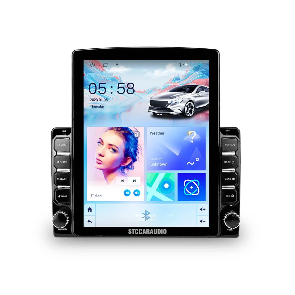 Pantalla táctil universal GPS Radio estéreo para coche Android Video para coche 1 DIN Reproductor de DVD de coche con radio pantalla Para coche