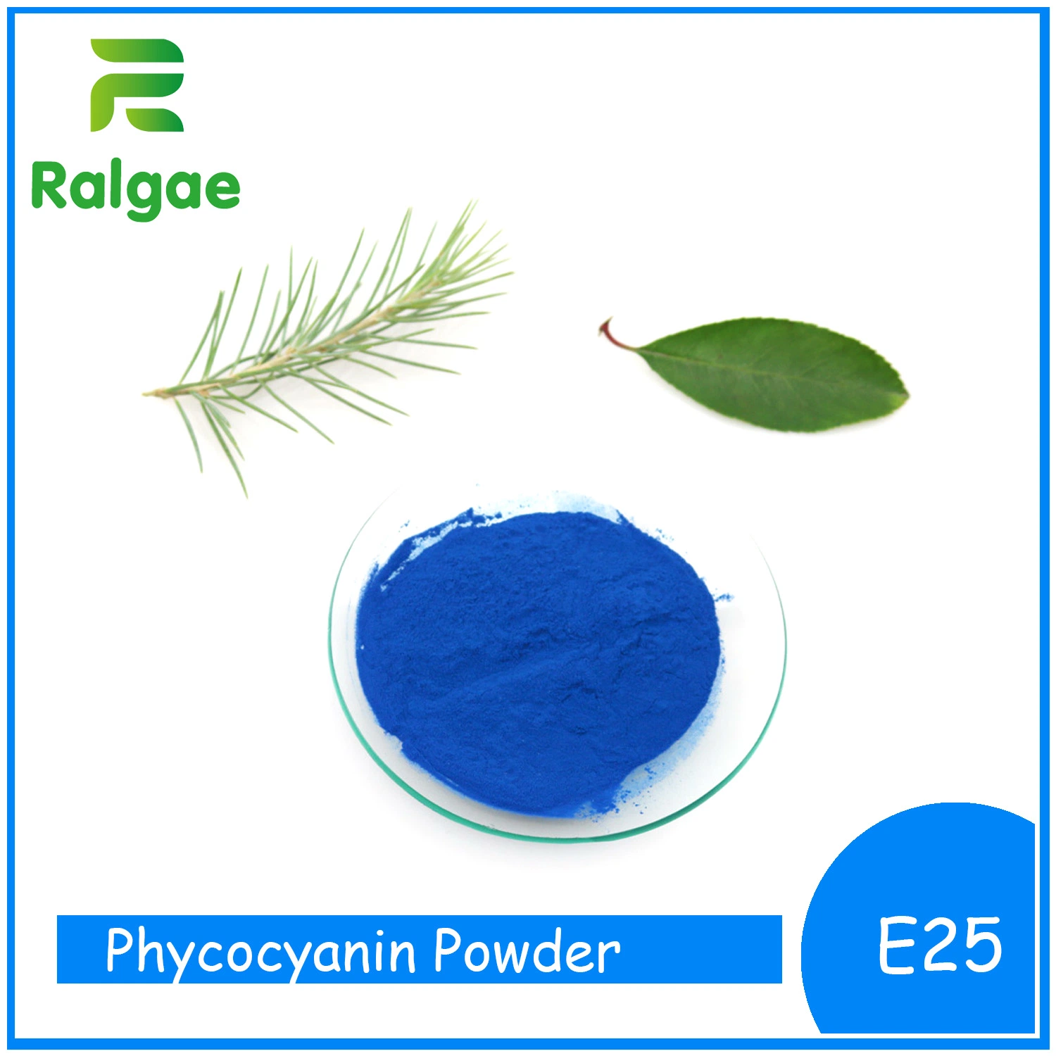 E25 la Spirulina Extracto pigmento azul la ficocianina para Cosmética colorante11016-15 CAS-2