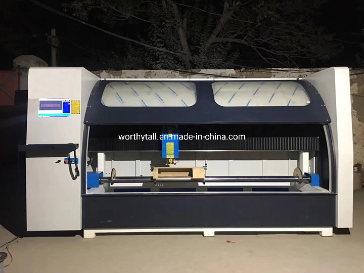 CNC Rotary Curved Plywood Die Cutting Machine