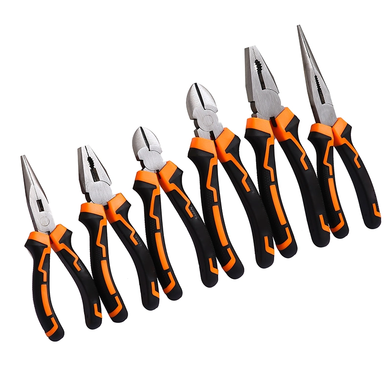 Professional Hand Tool Automatic Wire Stripper Stripping Tools Wire Cutter Multi Function Combination Pliers with PVC Handle