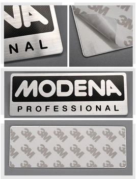 Embossed or Debossed Aluminum Alloy Stainless Steel Copper Sticker Metal Logo