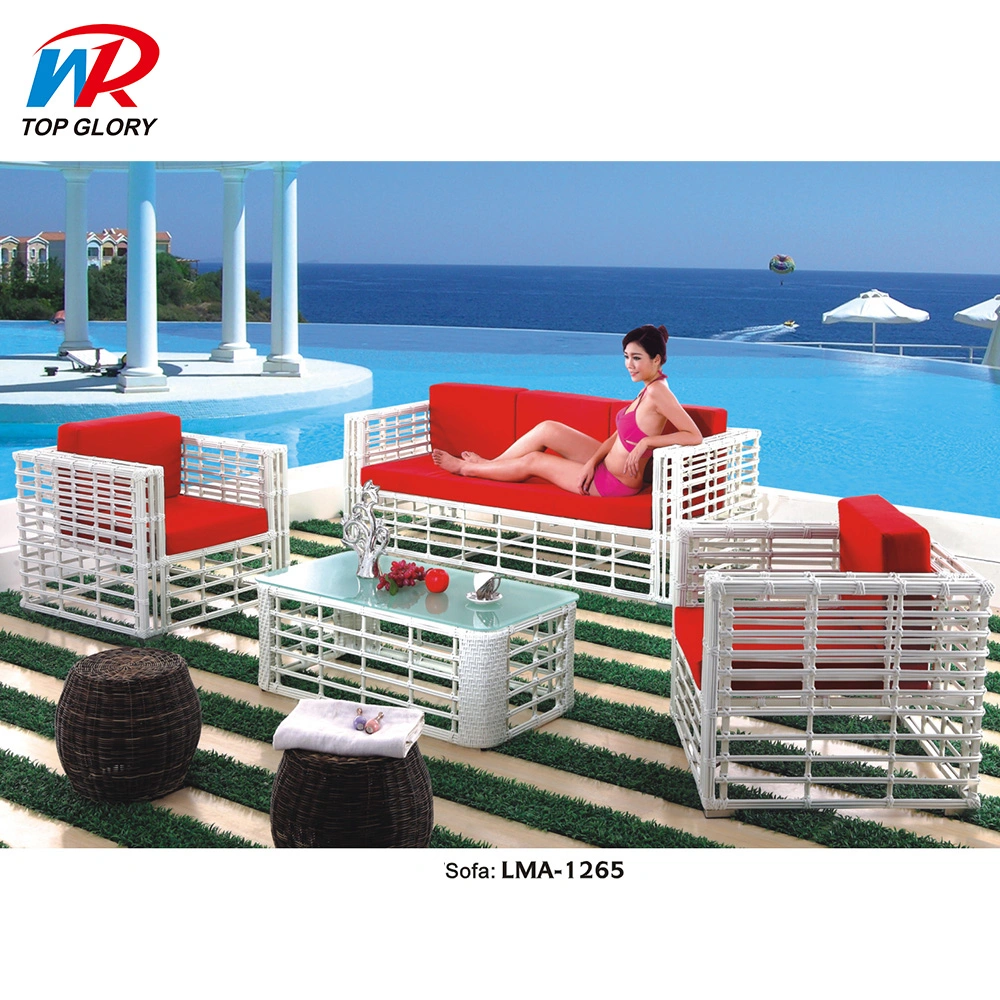 Hot Sale Professional OEM Factory Waterproof UV-Protection Outdoor Furniture Patio Cane Sofa Set