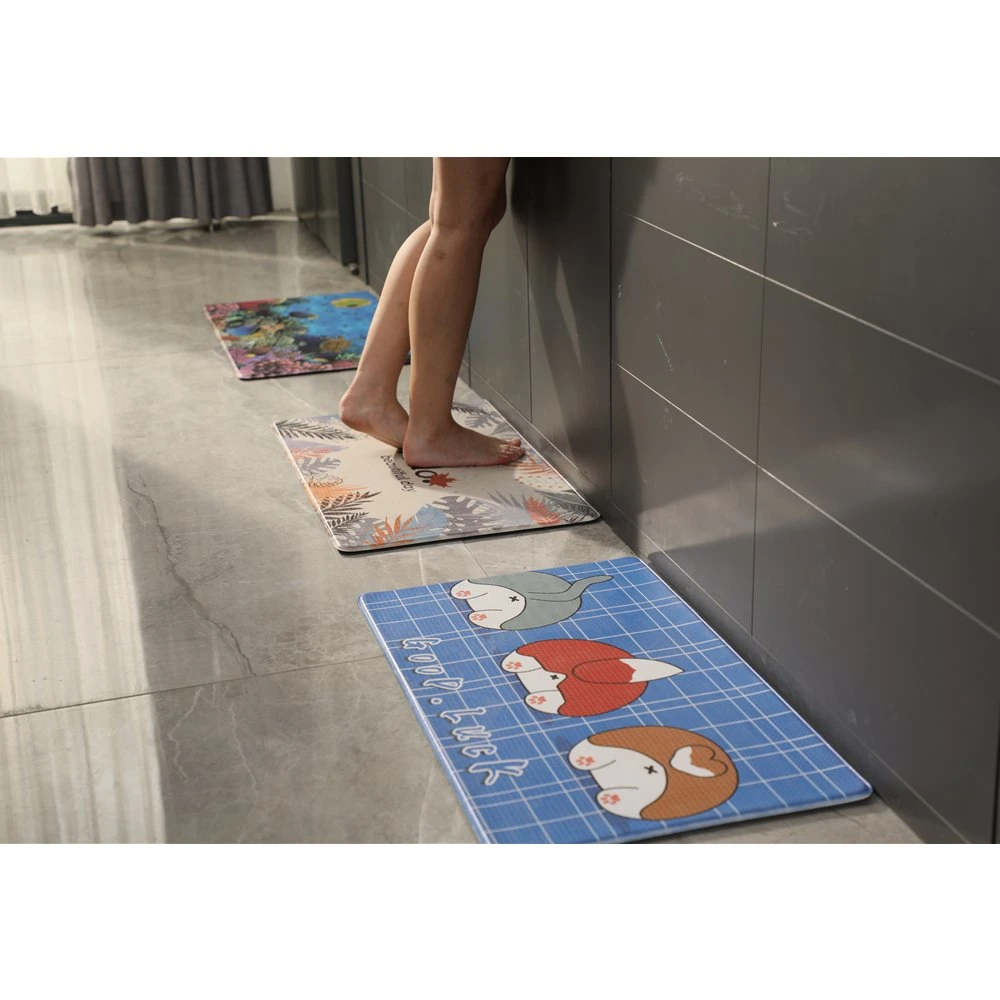 High quality/High cost performance PVC Foam Standing Kitchen Carpet Anti Fatigue Kitchen Mat