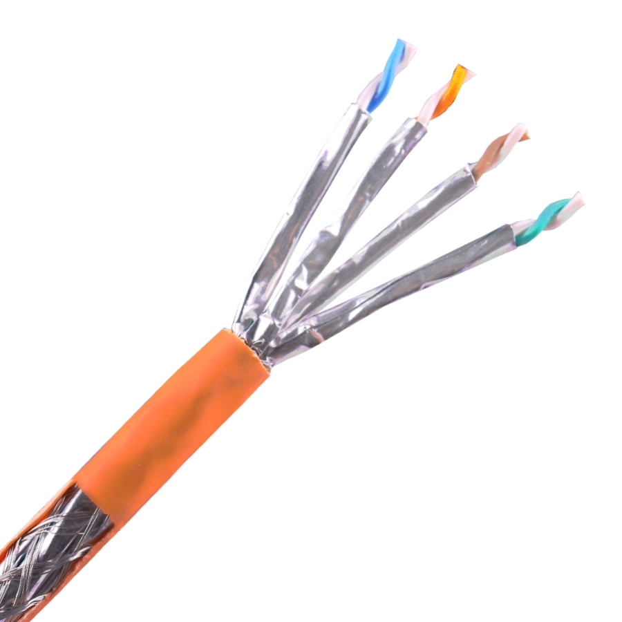 Shielding 0.57mm 22AWG 100m Copper Cmr Flame Retardant Indoor Gray 600 MHz Safety Precautions China Cheaper Price OEM Internet Cable