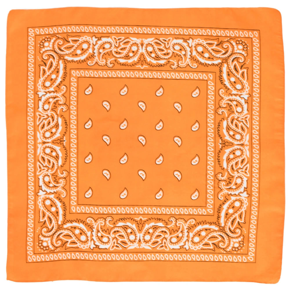 Satin Paisley Square Bandana, Square Scarf