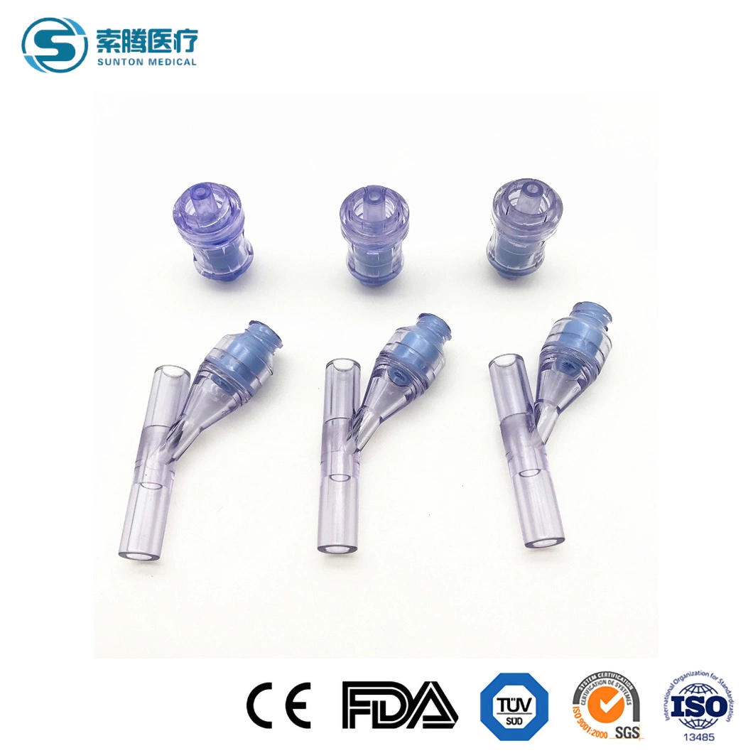 Sunton Needle Free Connector China Injection Connector Manufacturing Transparent Infusion Adapter Straight Type 14c007 Gen2 Connector Free Needle