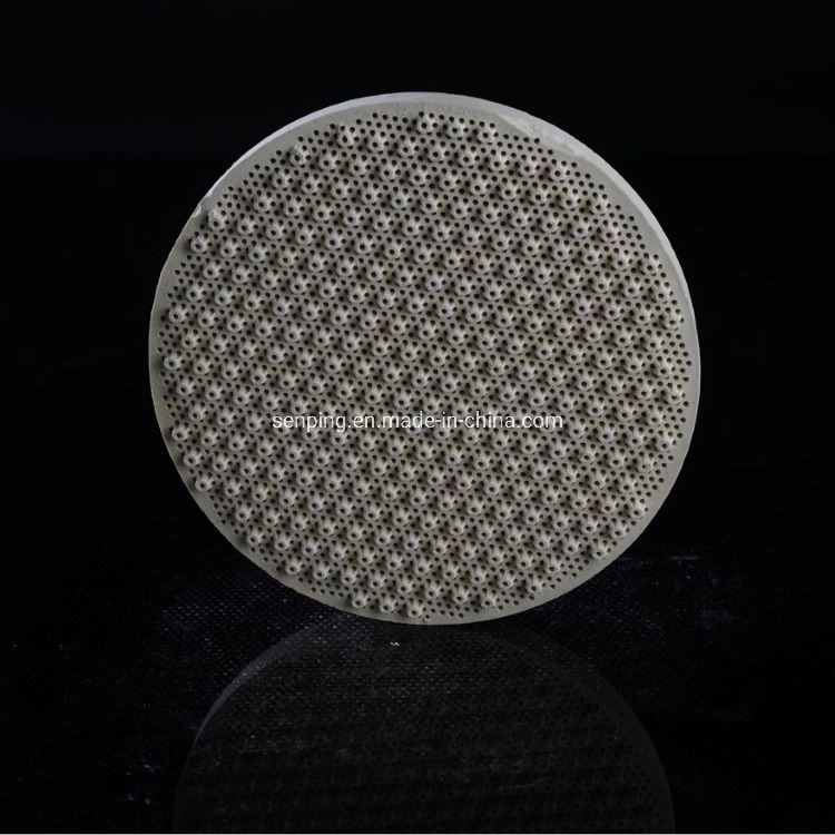 Round Square Gas Oven Plate Infrared Honeycomb Ceramic Burning Plate for Gas Stove Catalyst Substrate Car Infrared Tile Chip