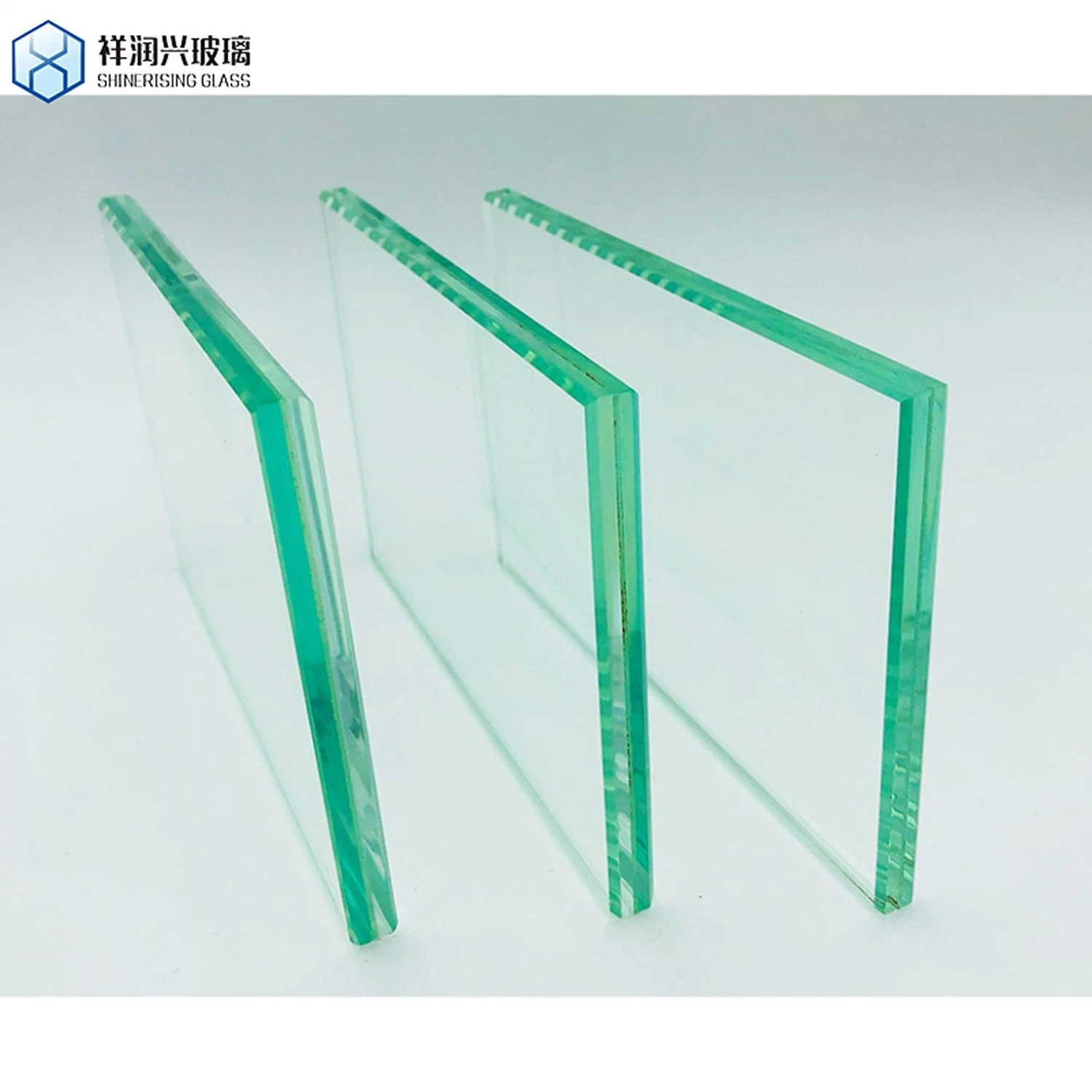 Shatterproof Laminated Glass Factory Safety Sound Proof PVB Laminated Glass Cost Flat Triplex Glass