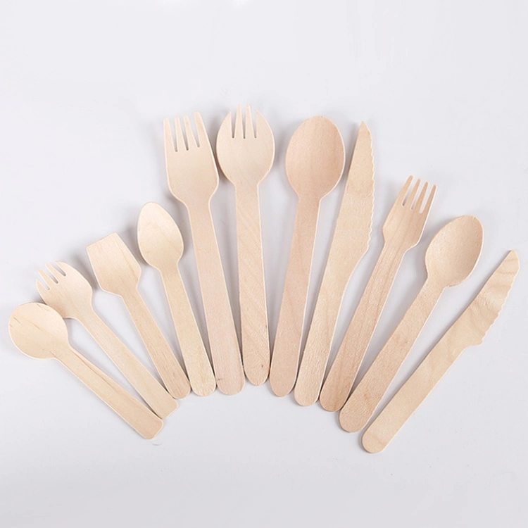 Low Price Disposable PLA Spoon Fork Knife Disposable Cutlery Spoon