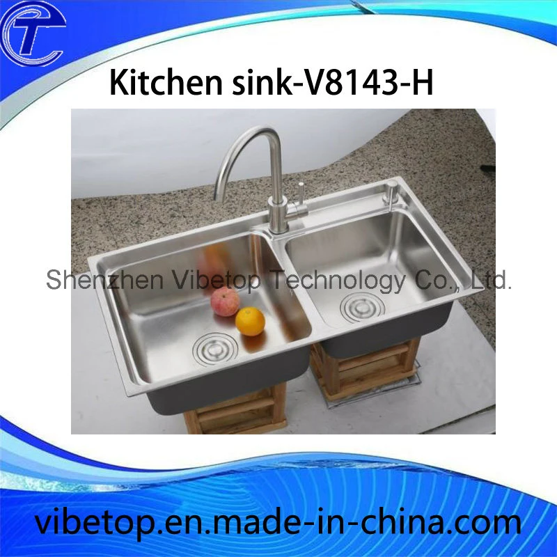 Customized Handmade Stainless Steel Kitchen Wash Sink