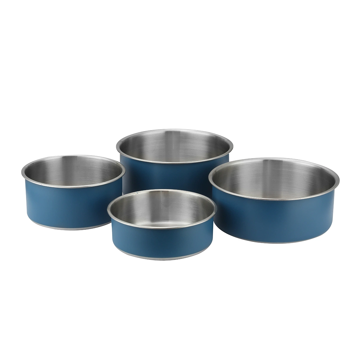 Colored Stainless Steel Small Animals Water Food Bowl