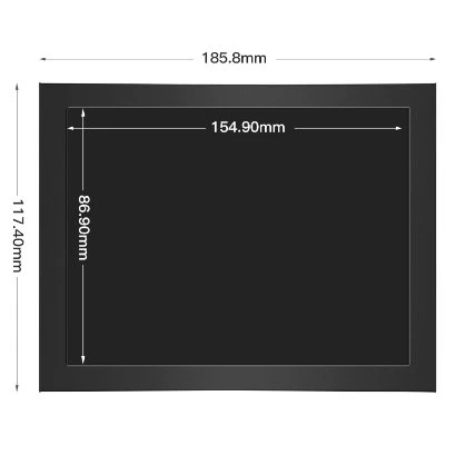 Comercio al por mayor de 9,7 pulgadas TFT Monitor 1024*768/IPS 1024*768 LCD Digital con HDMI, VGA, DVI montado en la pared de entrada de CC de Audio para equipos industriales de la pantalla de LCD