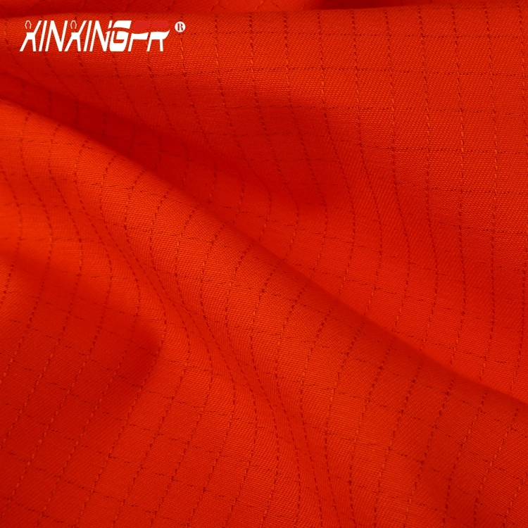500gram 100% Cotton Fireproof Satin Fabric for Fire Resistant Uniform