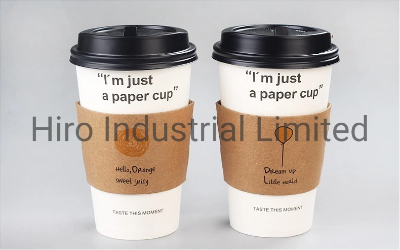 Kraft Paper or Whiteboard Paper Lamilated with Corrugated Paper Cup Sleeve